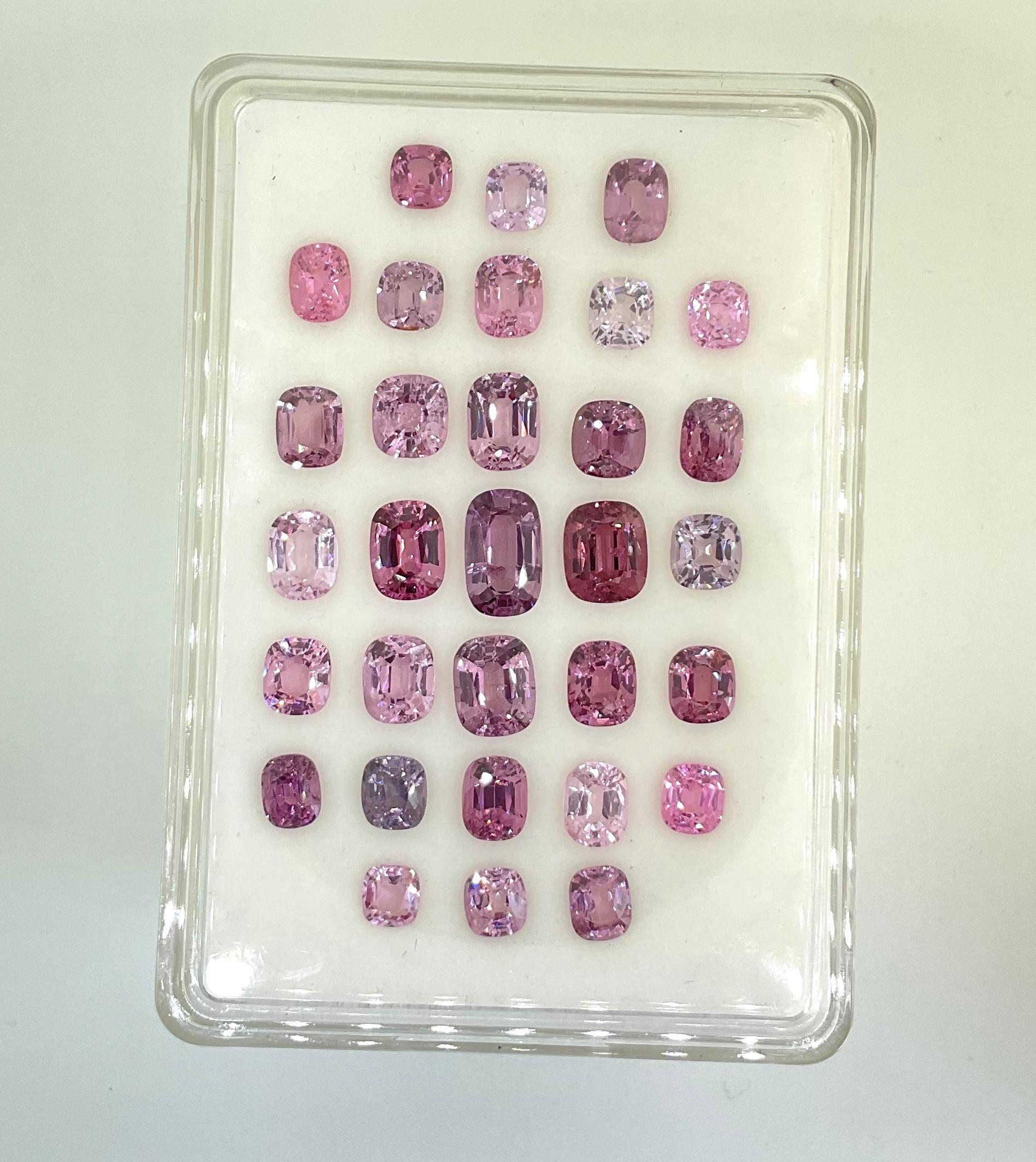 43.85 Carats Pink Spinel Cushion Cut Stone Natural Gemstone For Top Fine Jewelry

Gemstone: Spinel
Weight: 43.85 Carats
Size: 5x5 To 7x11 MM
Pieces: 31
Shape: Cushion