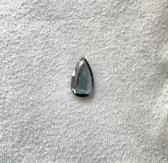 4.39 Carats Grey Burmese Spinel Pear Rose Cut Stone Natural Gemstones