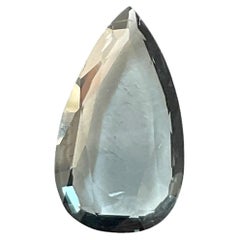 4.39 Carats Grey Burmese Spinel Pear Rose Cut Stone Natural Gemstones (pierres précieuses naturelles)