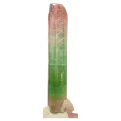 43.94 Gram Top Quality Tri Color Tourmaline Crystal From Paprok Afghanistan