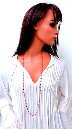 Collar de diamantes «Yard» con espinela natural de 43 ct, en oro de 14 kt*