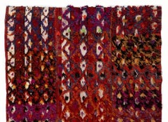 4.3x6 ft Colorful Hand-Woven Vintage Anatolian Kilim Flat-Weave