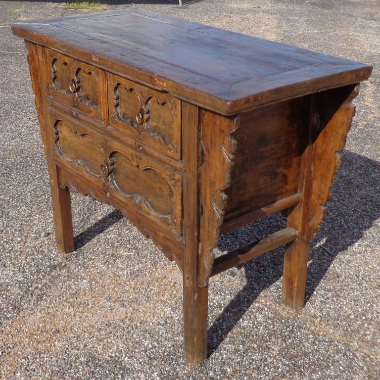 Mid-19th Century 19th Century Qing Chinese Alter Cabinet For Sale