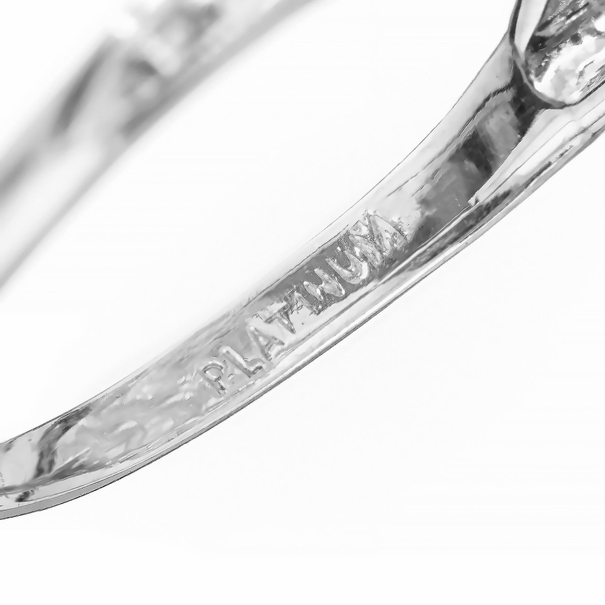 Women's .44 Carat Diamond Sapphire Platinum Cocktail Ring For Sale