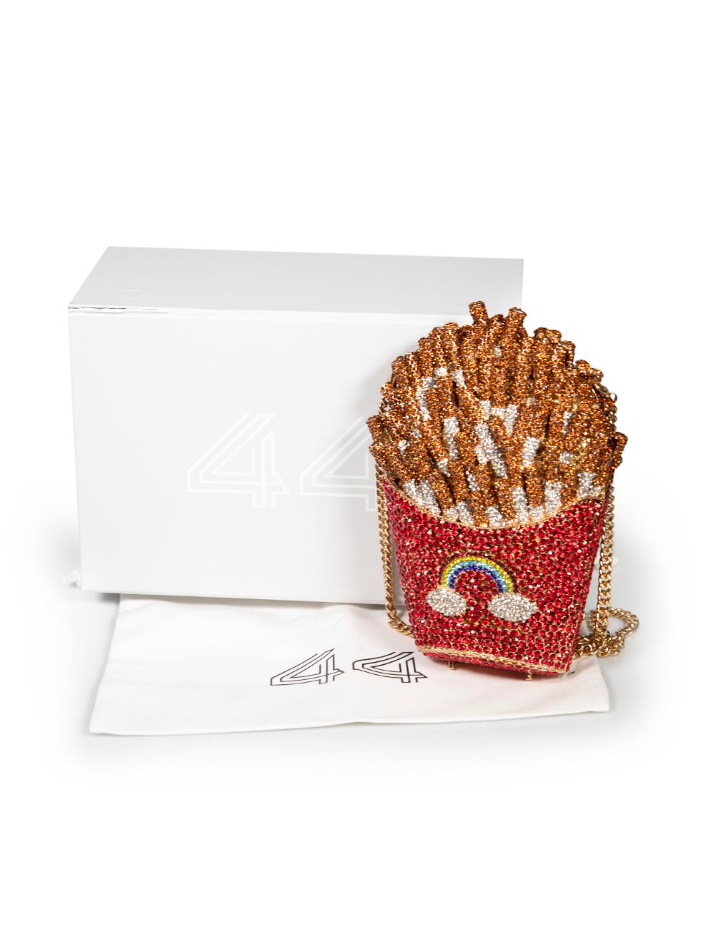 44 Once Upon A Time Embellished Cigarette Fries Clutch For Sale 2