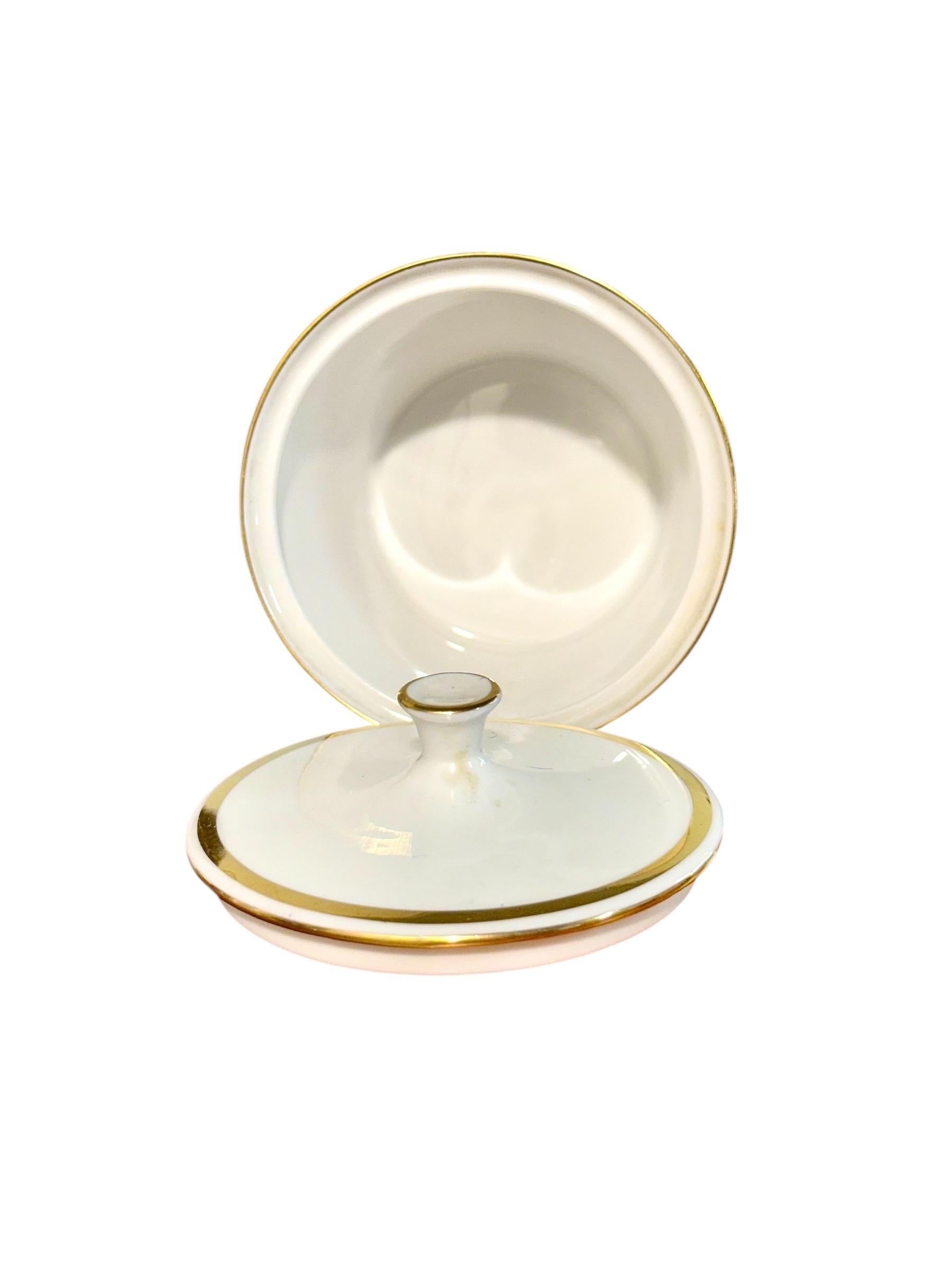 44-Piece Royal Tuscan Gold and White Bone China Coffee & Tea Service For Sale 9