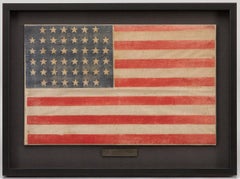 44-Star American Flag, Printed in Drum Star Configuration