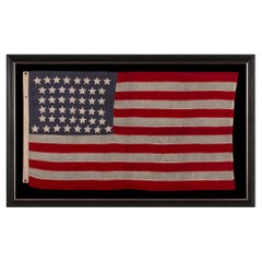 44 Star Antique American Flag, Wyoming Statehood, ca 1890-1896