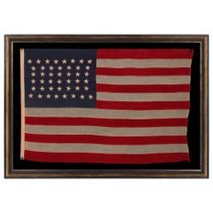 44 Star Flag, with Stars in a Hourglass Pattern, Wyoming Statehood, 1890-1896