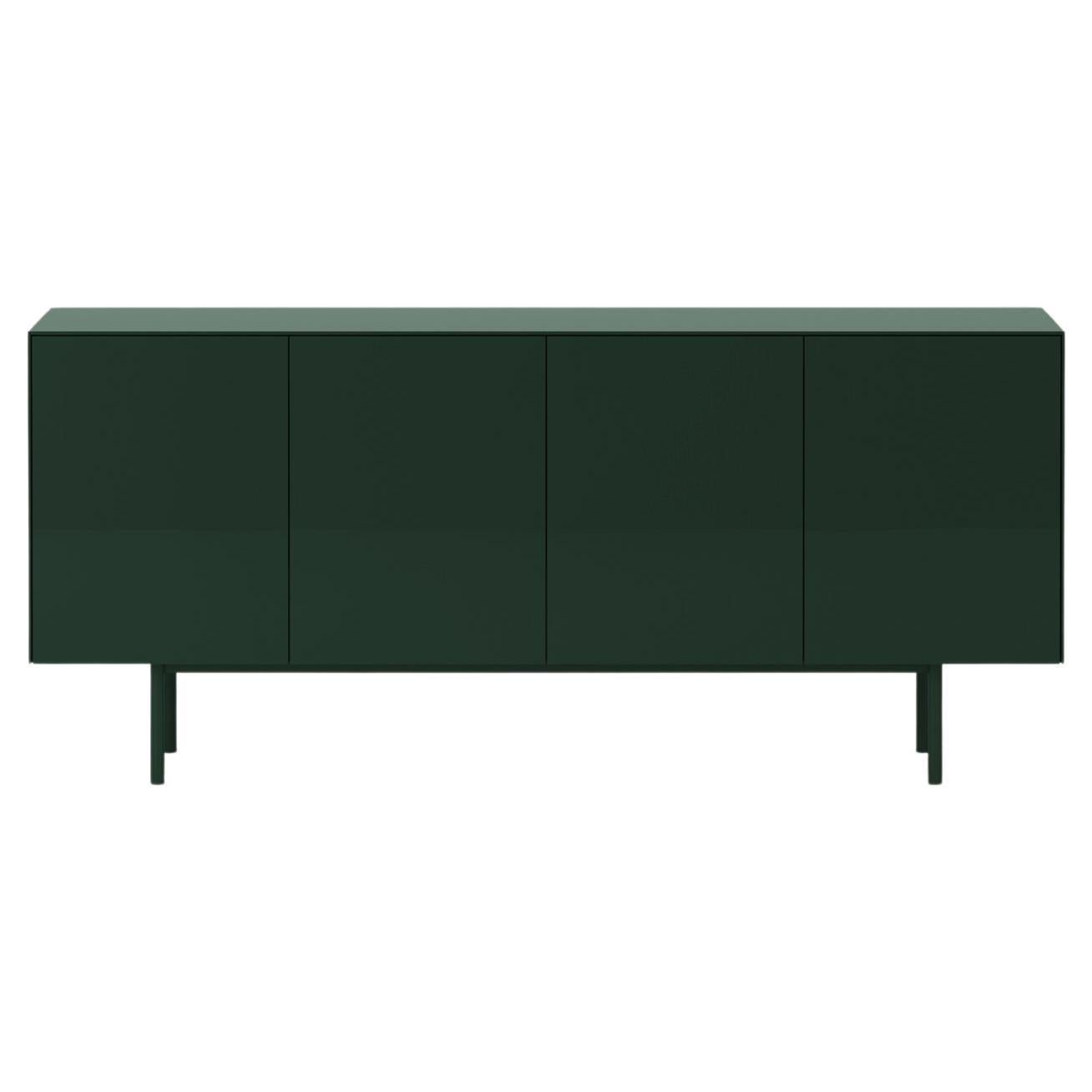 The 44 Server in hand polished green lacquer