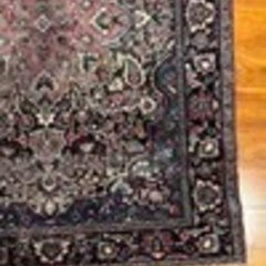 4'4" x 6' Antique Turkish Persian Mashad Hand-Knotted Wool Area Rug – Traditiona