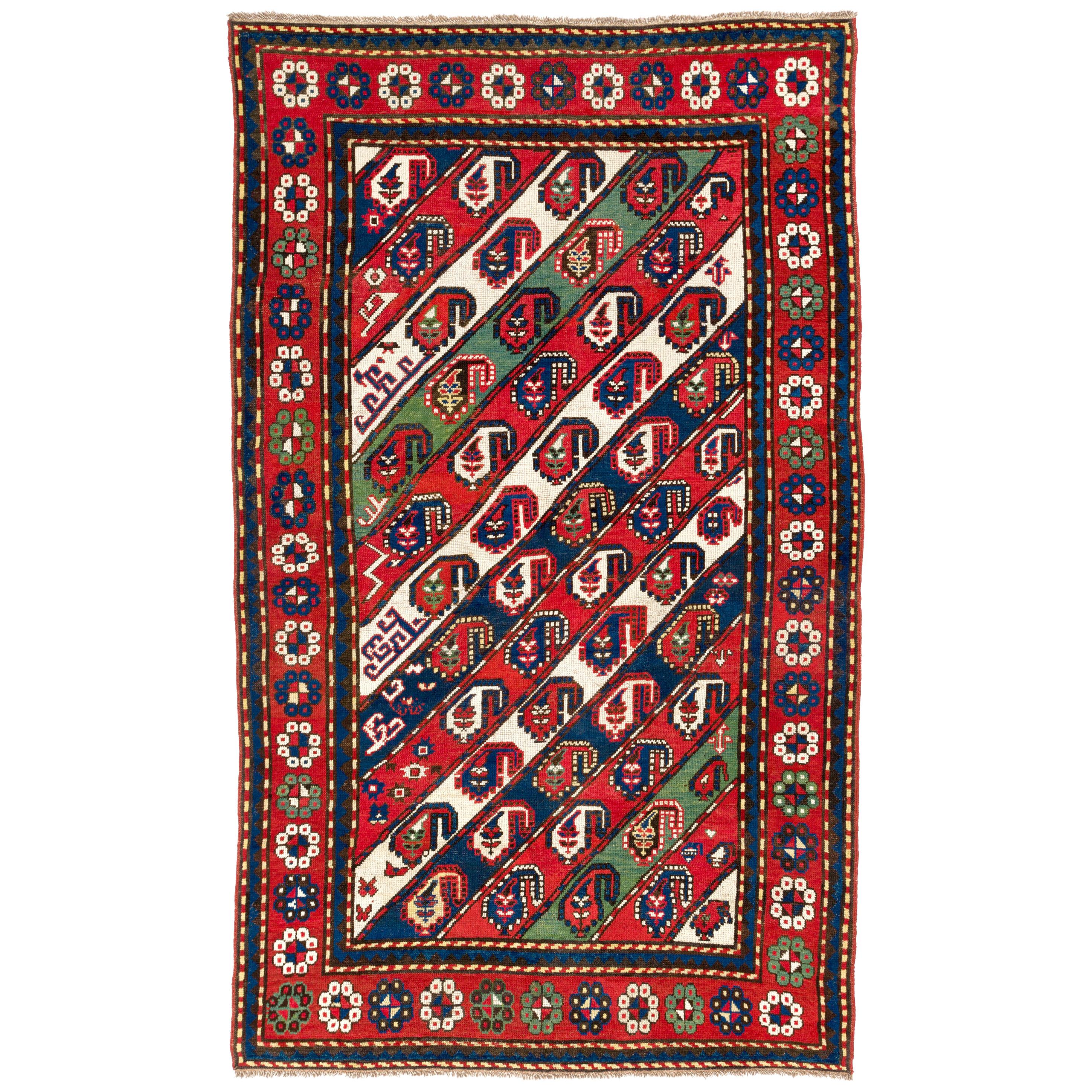 Antique Gendje/Kazak Rug For Sale at 1stDibs