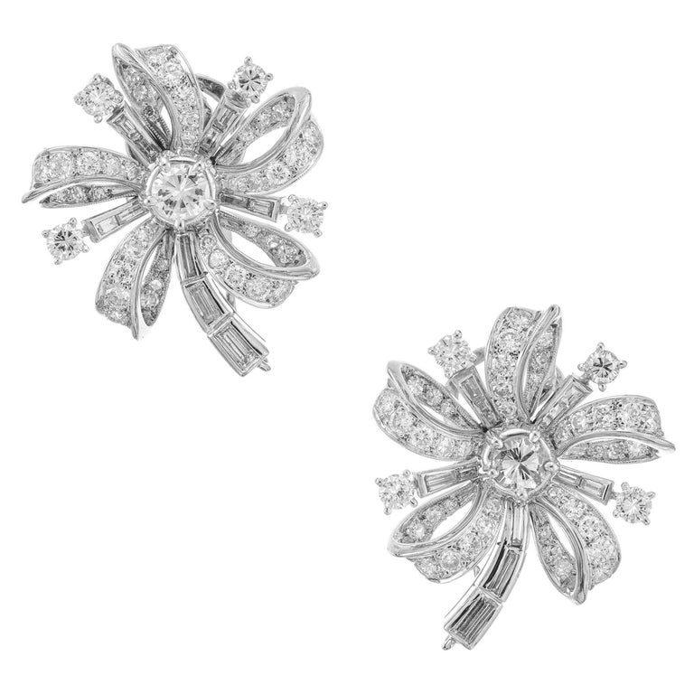 Orecchini fiore in oro giallo 18k con diamanti e smeraldi | GV