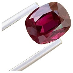 2.20 Carat Natural Loose Rhodolite Garnet Cushion Shape Gem From Africa