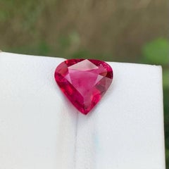 4.40 Carat Natural Loose Top Quality Rubelite Tourmaline Afghan Gemstone