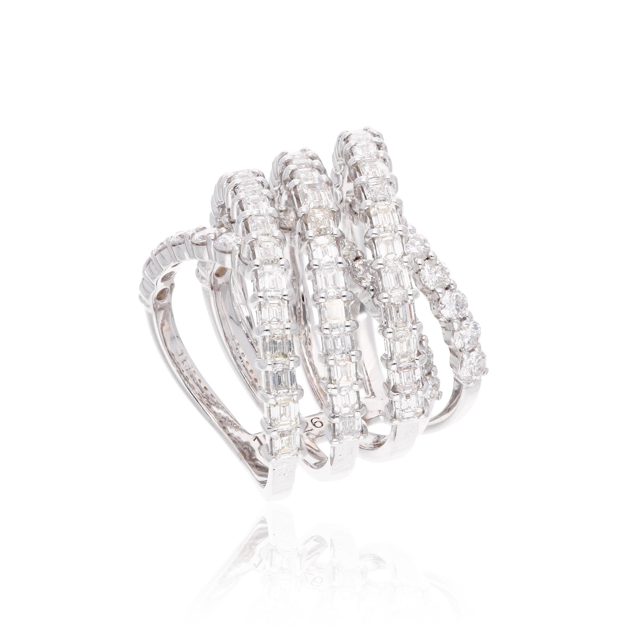 Artikel-Code :- SJER-410
Bruttogewicht :- 12.17 gm
18k Weißgold Gewicht :- 11,29 gm
Gewicht des Diamanten :- 4.40 Karat. ( DURCHSCHNITTLICHE DIAMANT-REINHEIT SI1-SI2 & FARBE H-I )
Ring Größe :- 7 US & Alle Größe verfügbar

✦
