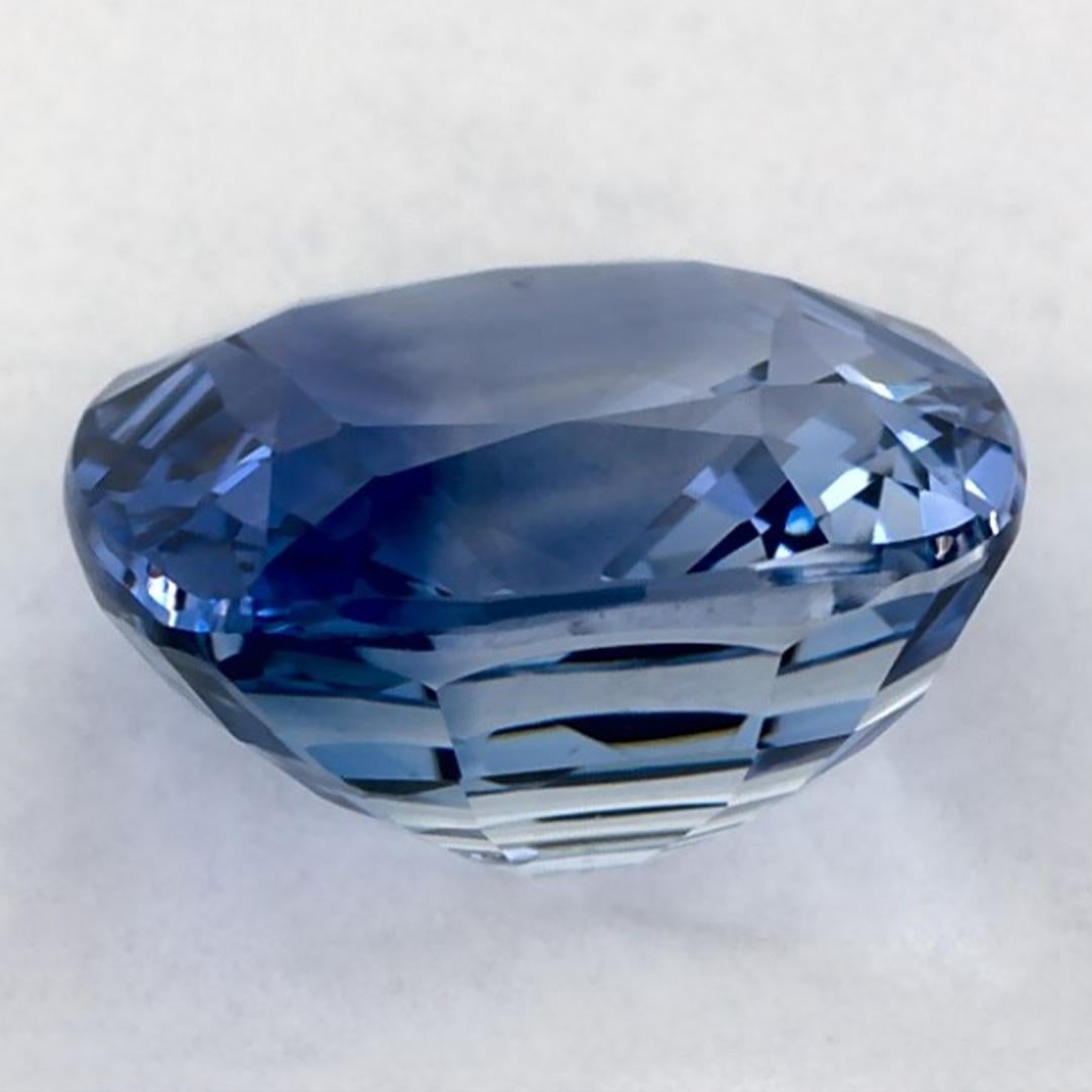4.41 Karat Blauer Saphir Cushion Loser Edelstein im Zustand „Neu“ im Angebot in Fort Lee, NJ