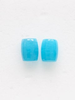 4,41 Ct Paar GIA Zertifikat Natürlicher Brasilianischer Paraiba Turmalin Cabochon