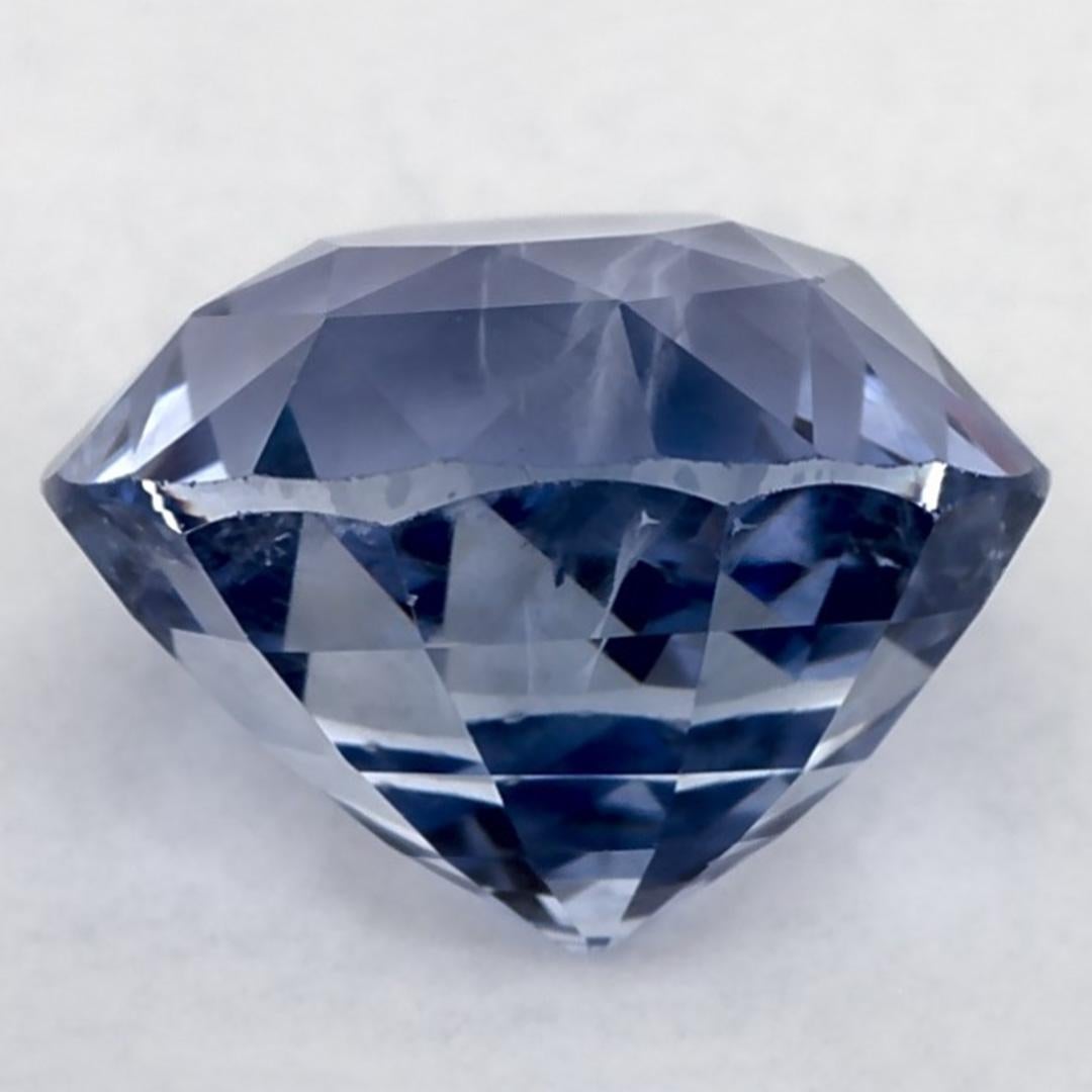 4.42 Ct Blue Sapphire Oval Loose Gemstone In New Condition For Sale In Fort Lee, NJ