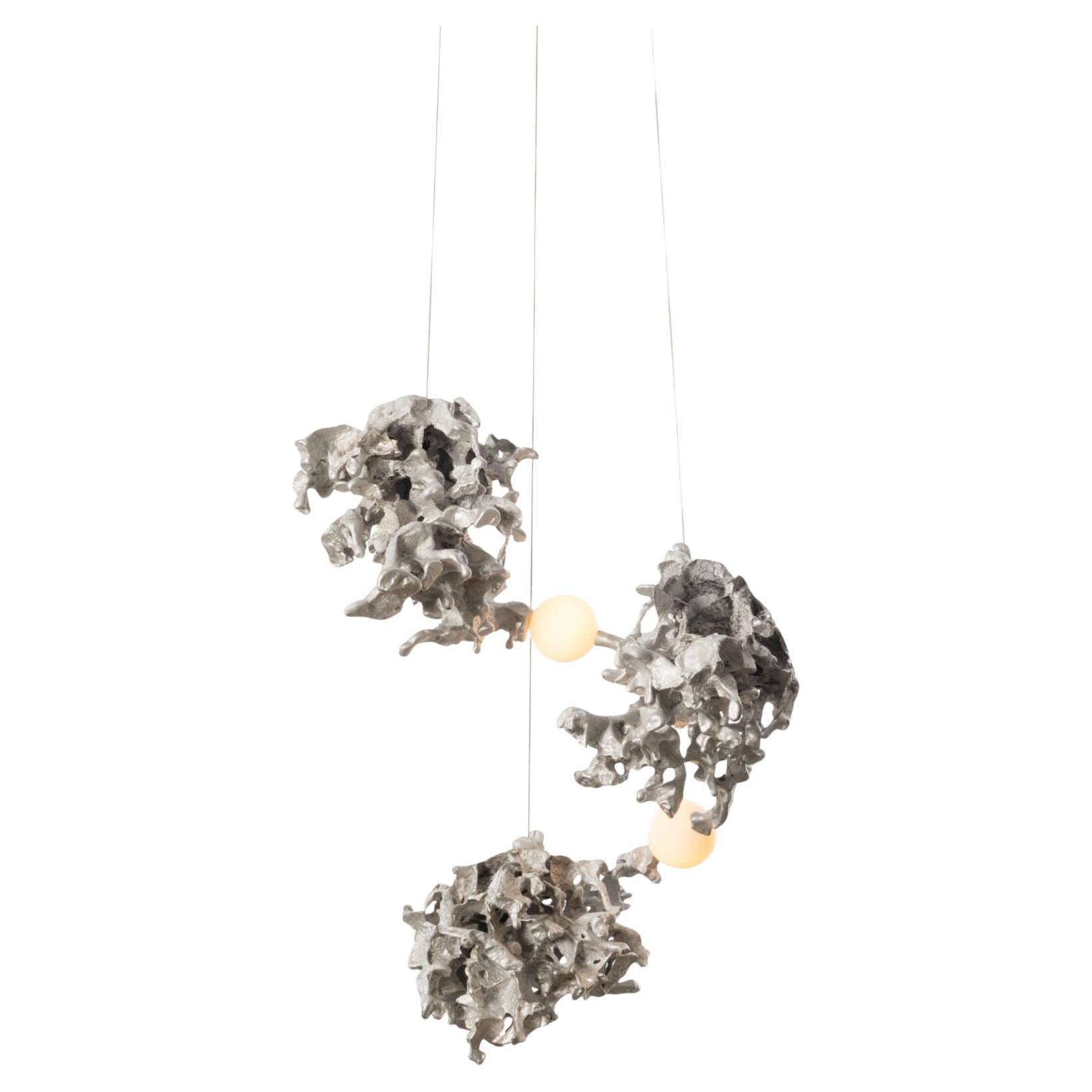 44.3 Suspended Light by Bocci Aluminum Cast