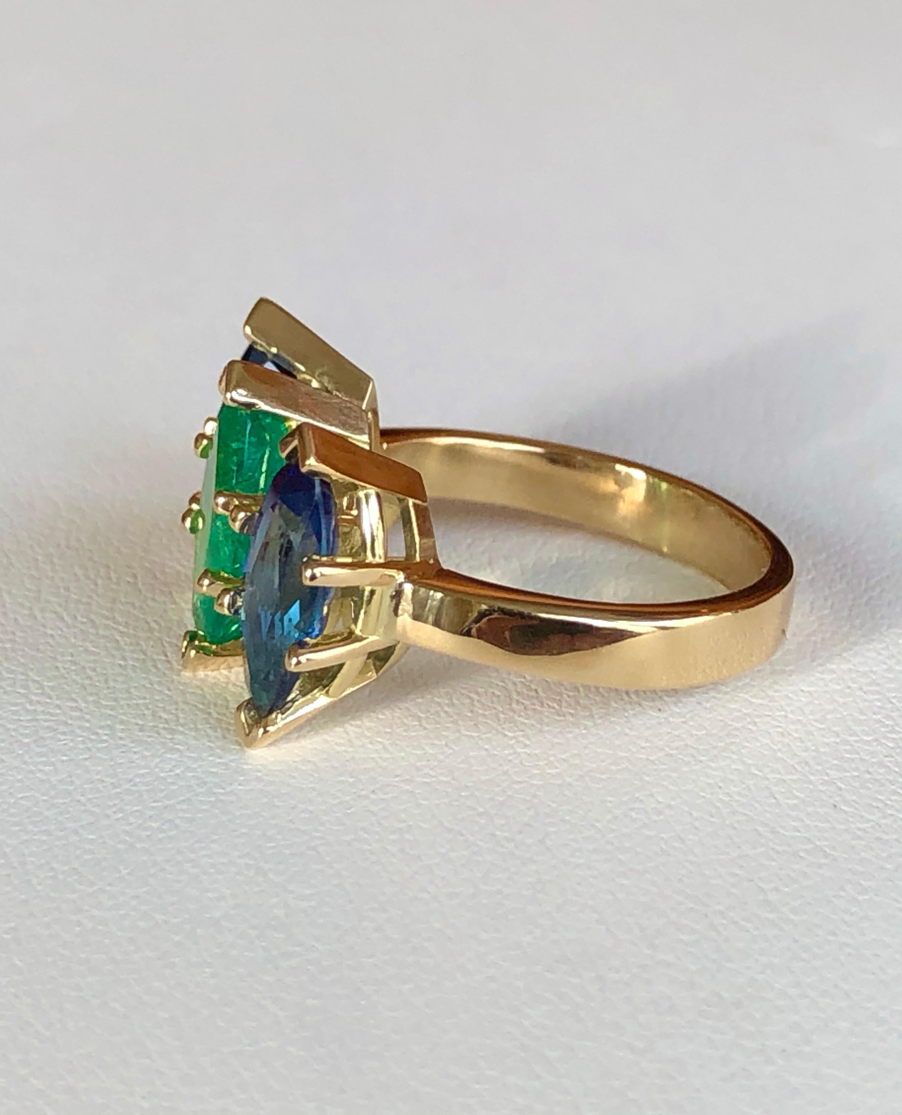 emerald marquise ring