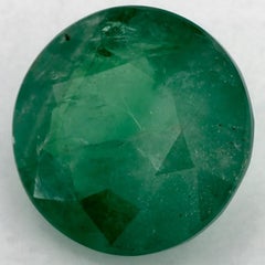 4.44 Ct Emerald Round Loose Gemstone