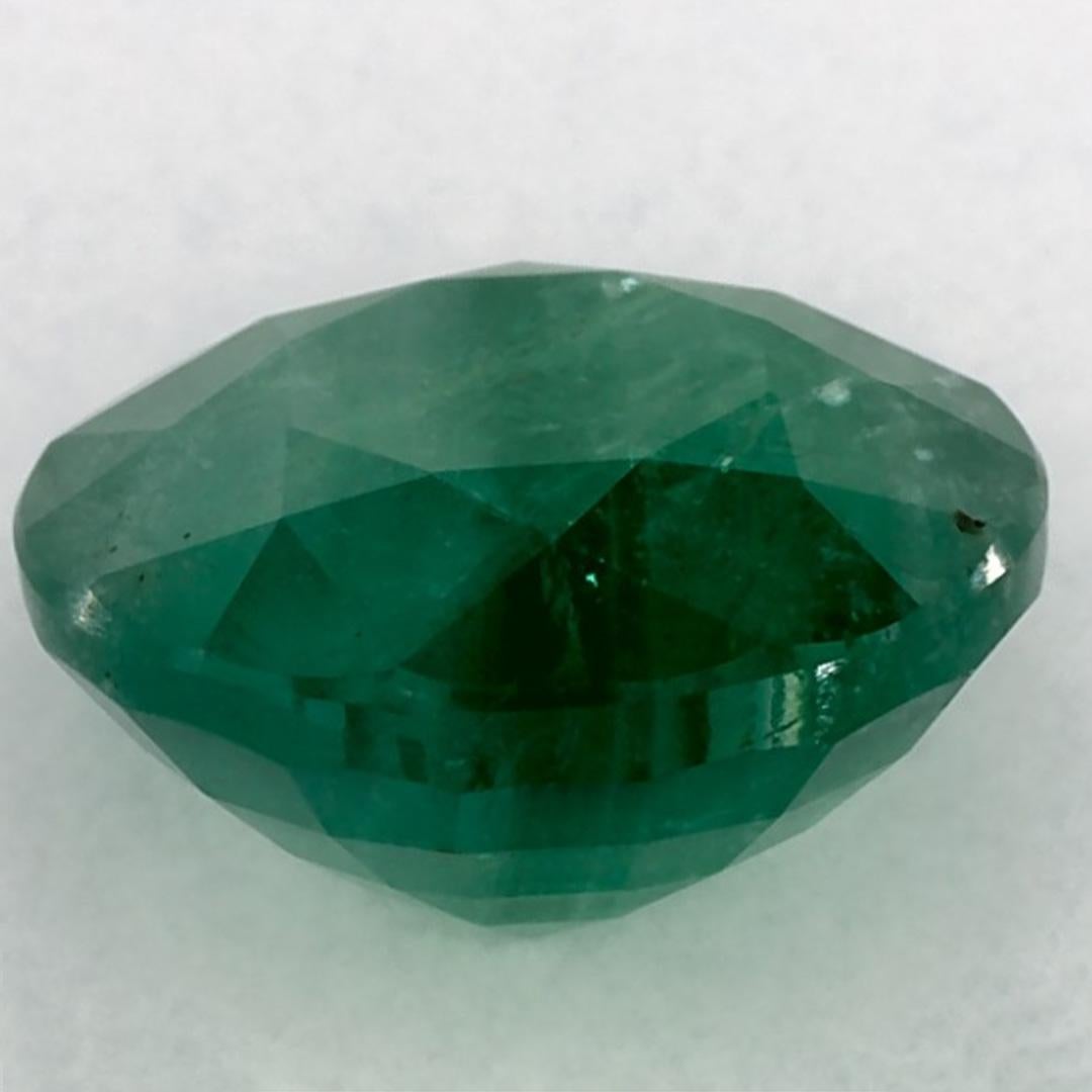 4.44 Ct Smaragd Runde Lose Edelstein im Zustand „Neu“ im Angebot in Fort Lee, NJ