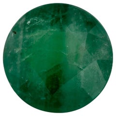 4.44 Ct Smaragd Runde Lose Edelstein