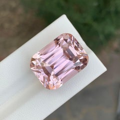 44.40 Carat Gorgeous Faceted Kunzite Cushion Shape Gemstone