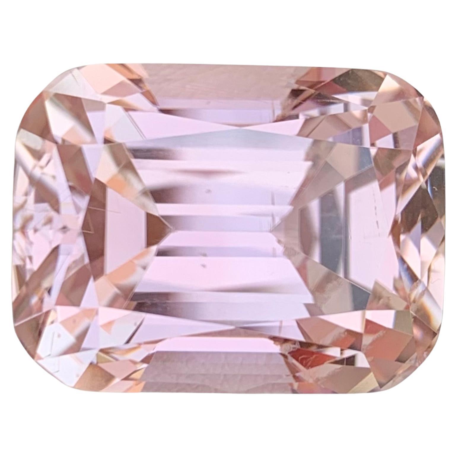 44.40 Carat Gorgeous Faceted Kunzite Cushion Shape Gemstone