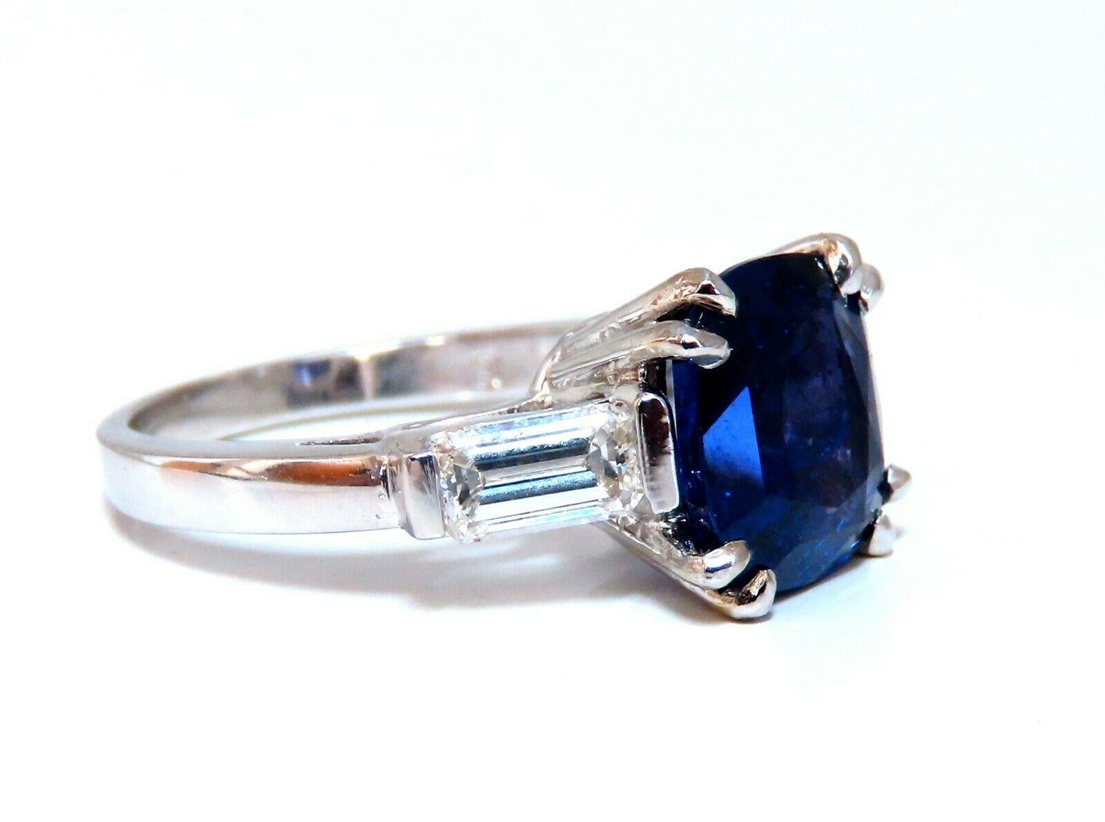 4 carat sapphire engagement ring