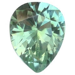4,45 Karat natürlicher loser mintgrüner Turmalin im Birnenschliff aus Afghanistan