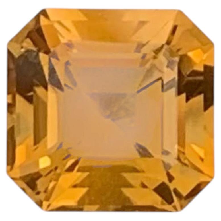 4.45 Carat Natural Loose Orange Citrine For Jewelry Brazilian Gemstone