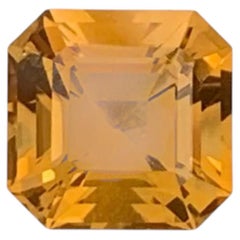 4.45 Carat Natural Loose Orange Citrine For Jewelry Brazilian Gemstone