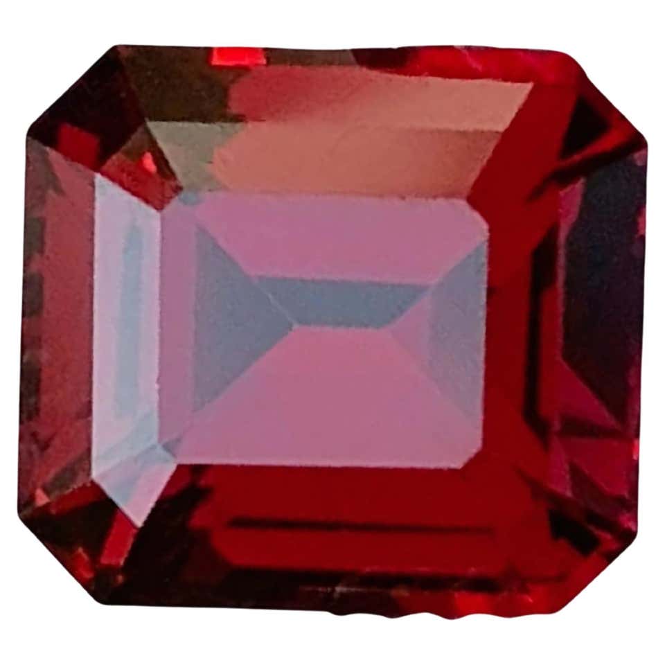 Emraed Red Rare 5.73 Carat Natural Red Spinel Emerald Cut – Collector's Luxury ...