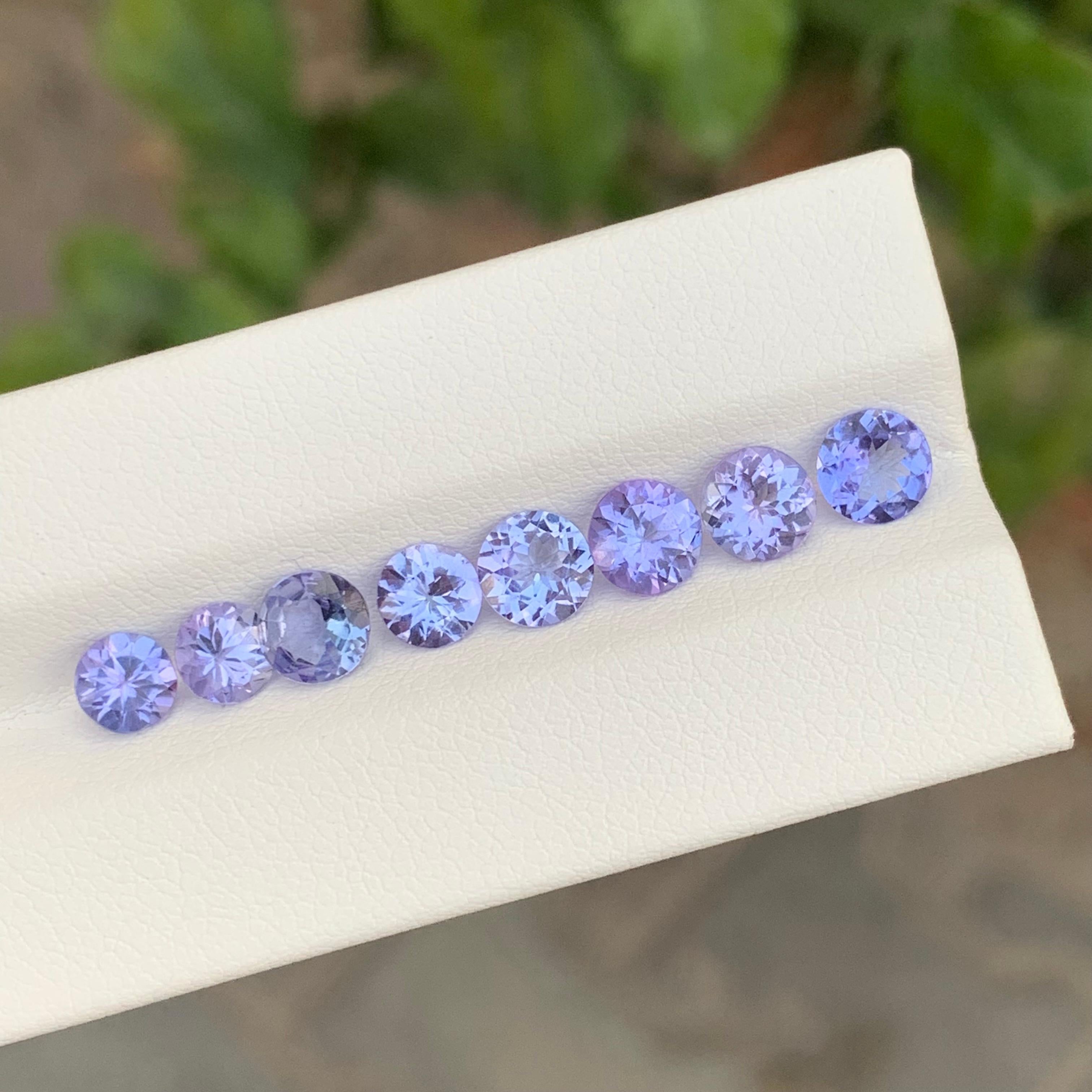 4.45 Carat Pretty Loose Tanzanite Lot For Jewellery Making For Sale 4