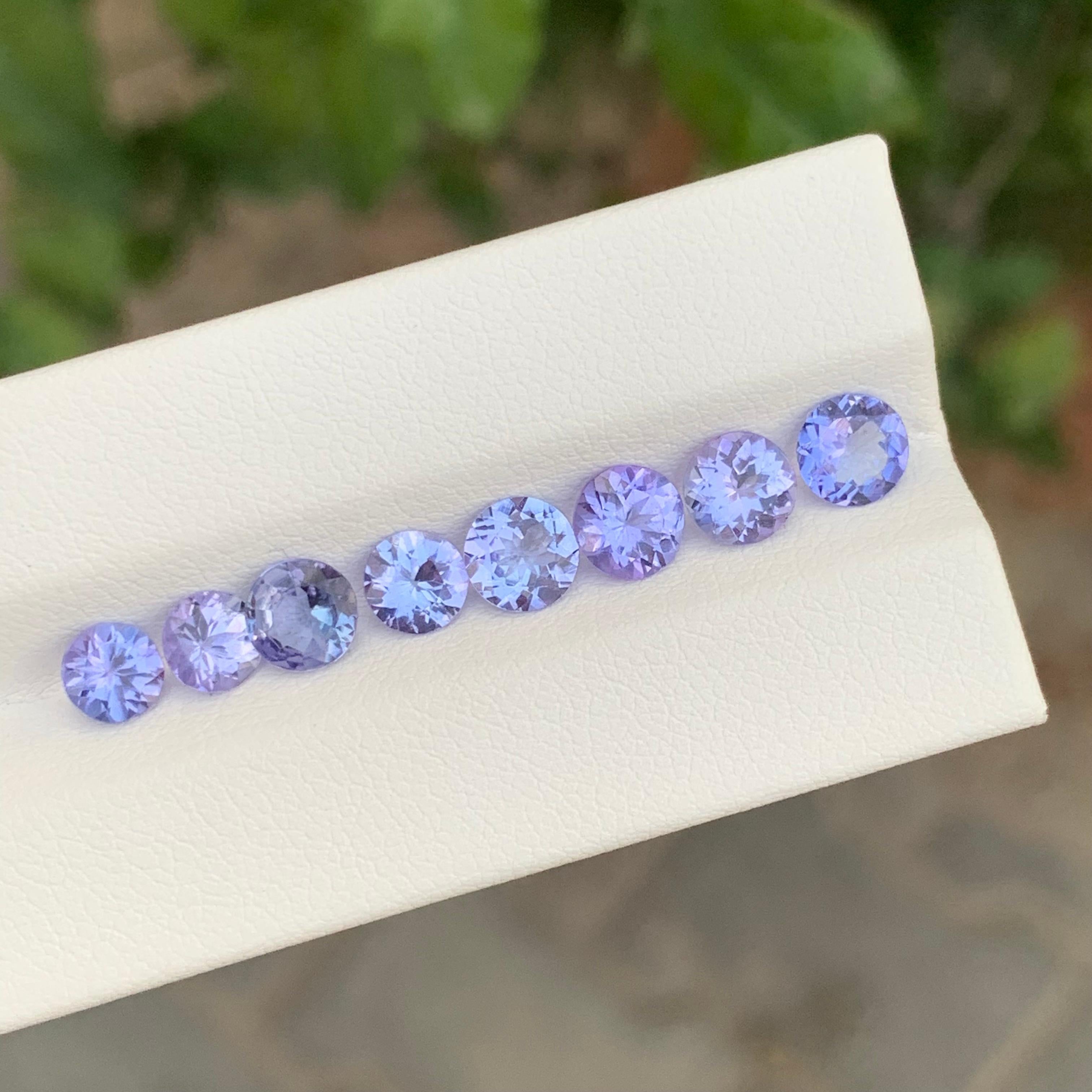 4.45 Carat Pretty Loose Tanzanite Lot For Jewellery Making For Sale 5