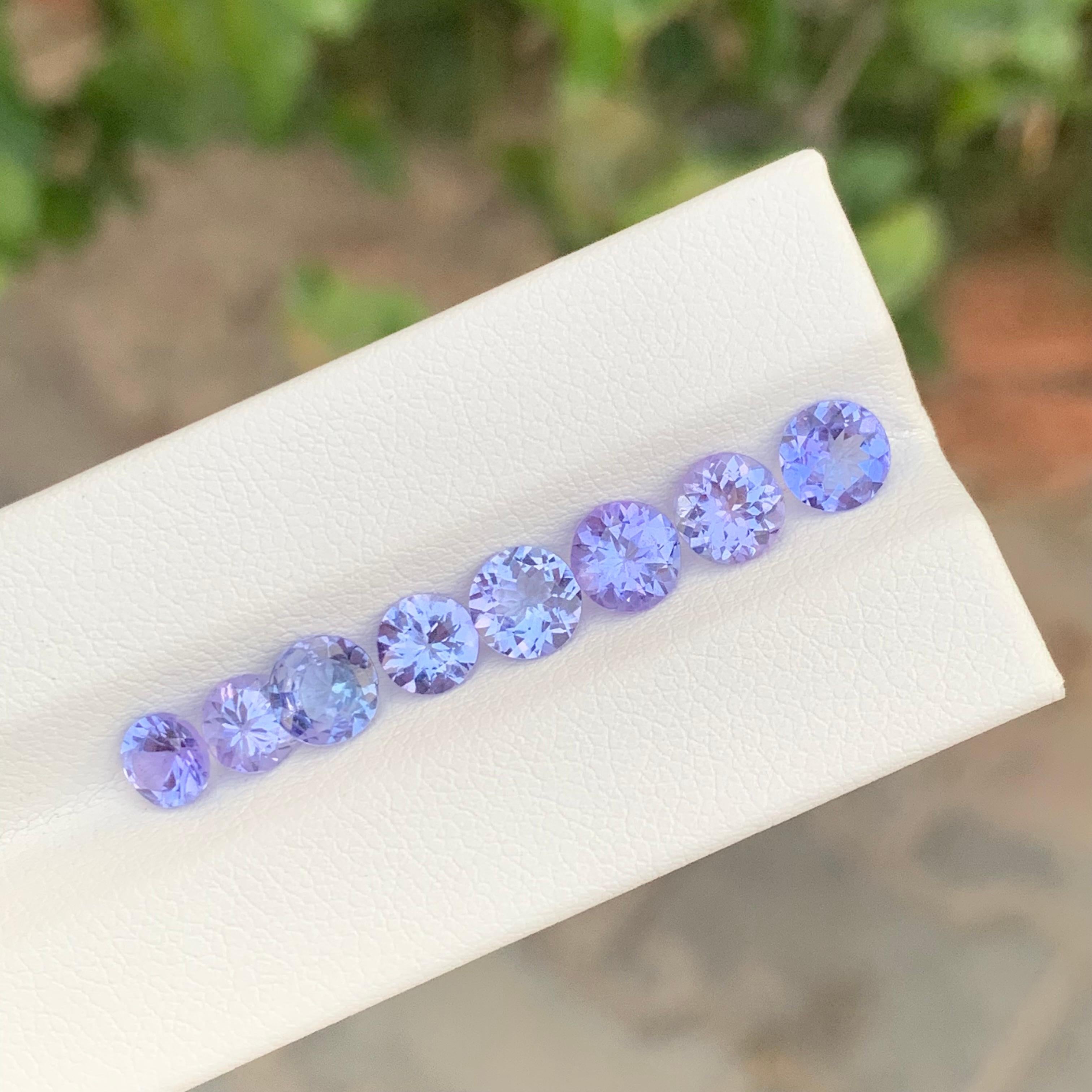 4.45 Carat Pretty Loose Tanzanite Lot For Jewellery Making In New Condition For Sale In Peshawar, PK