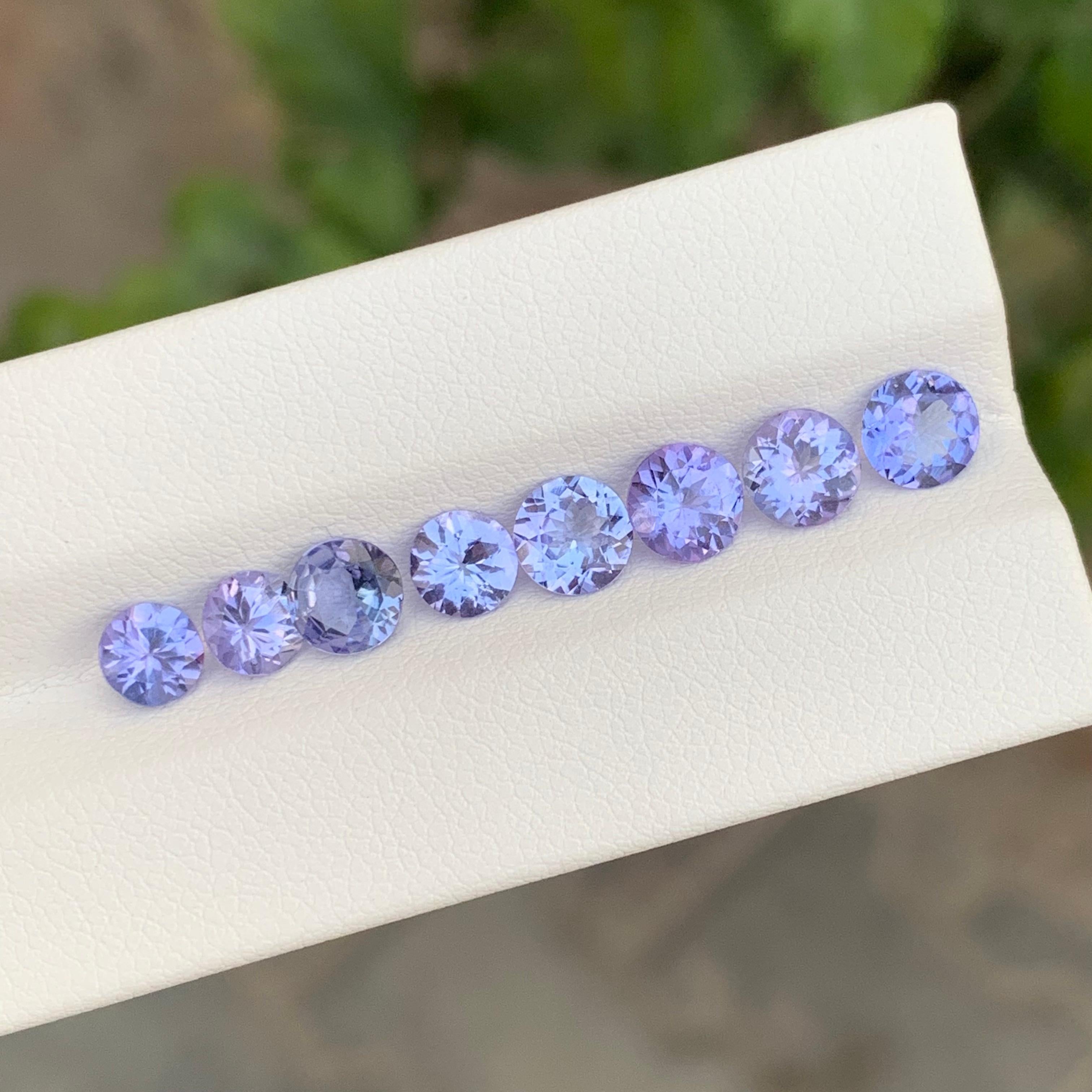 4.45 Carat Pretty Loose Tanzanite Lot For Jewellery Making For Sale 3