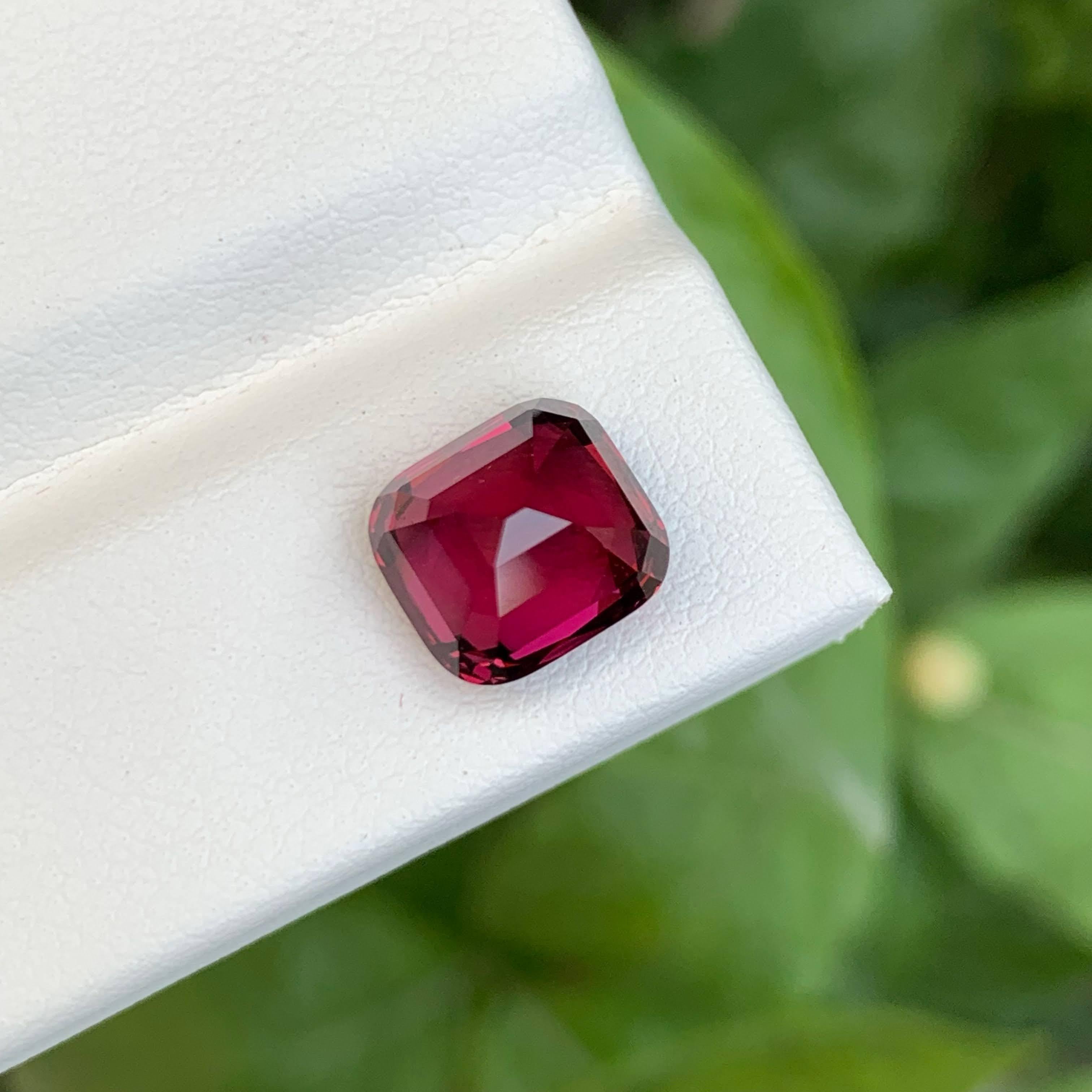Weight 4.45 carat
Dimensions 9x8.2x6.5mm
Treatment None
Origin Africa
Clarity  VVS
Shape Cushion
Cut Fancy Cushion
NA


This stunning 4.45-carat loose Umbalite Garnet showcases a captivating pinkish-red hue, making it a rare and desirable gemstone