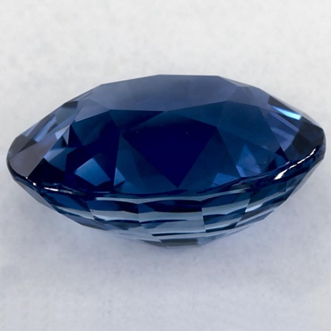 4.45 Ct Blue Sapphire Oval Loose Gemstone In condizioni Nuovo in vendita a Fort Lee, NJ