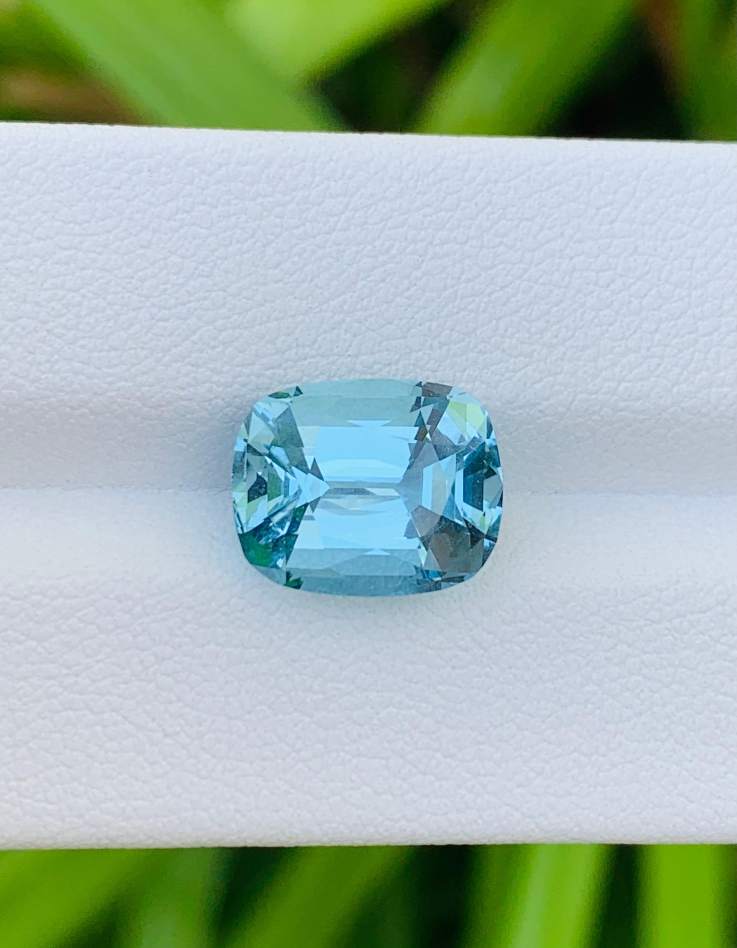 4,46 qt Aguamarina Natural Santa Marina Germeny corte ojo limpio calidad Gema en venta 1