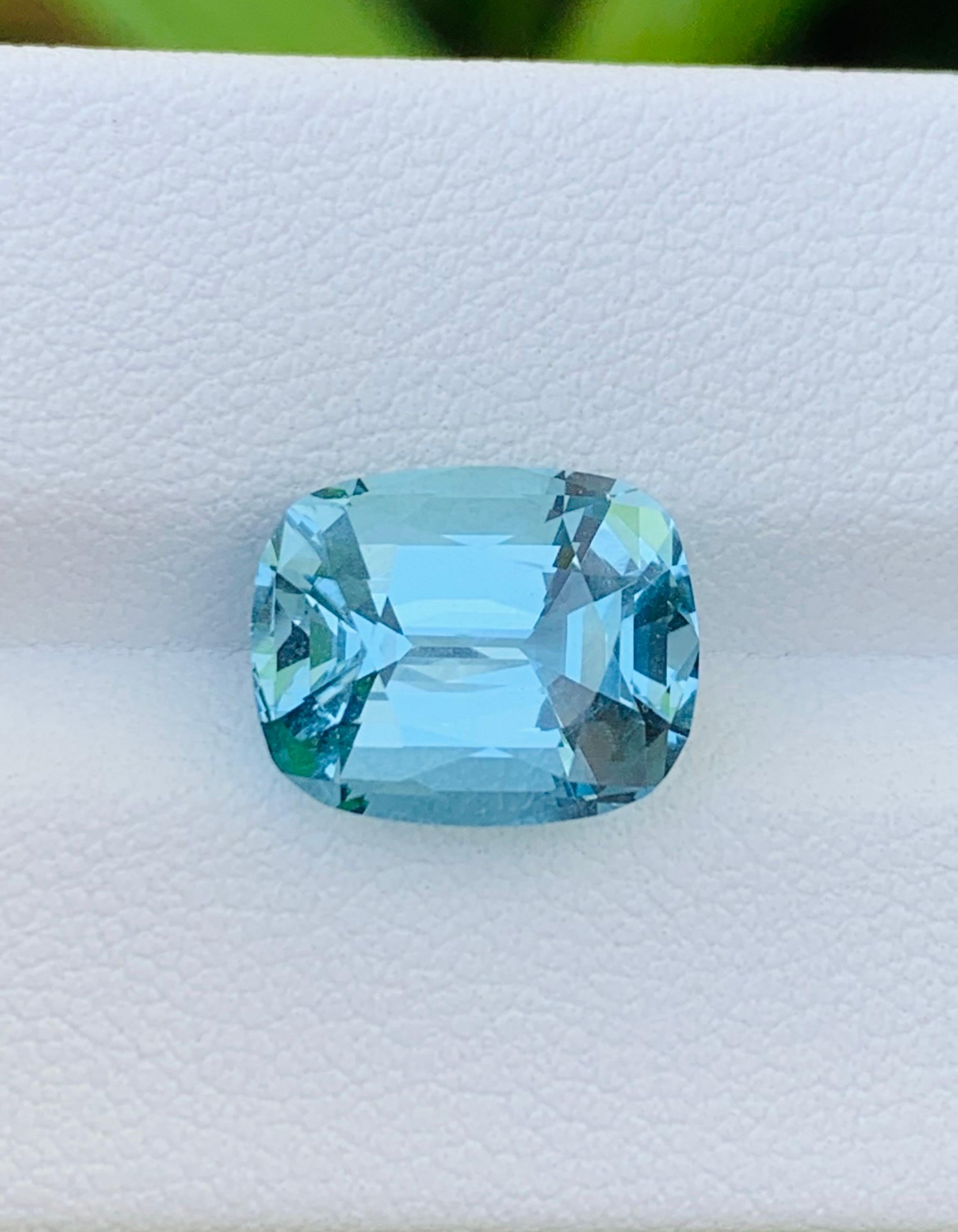 4,46 qt Aguamarina Natural Santa Marina Germeny corte ojo limpio calidad Gema en venta 3
