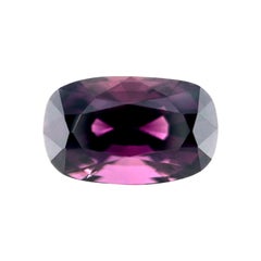 4,47ct Spinello naturale rosa intenso viola taglio a cuscino 11x7mm Sri Lanka Gemma VVS