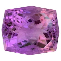 44.80 carats Frosted Purple Amethyst Custom Precision Cut Brazilian Gemstone