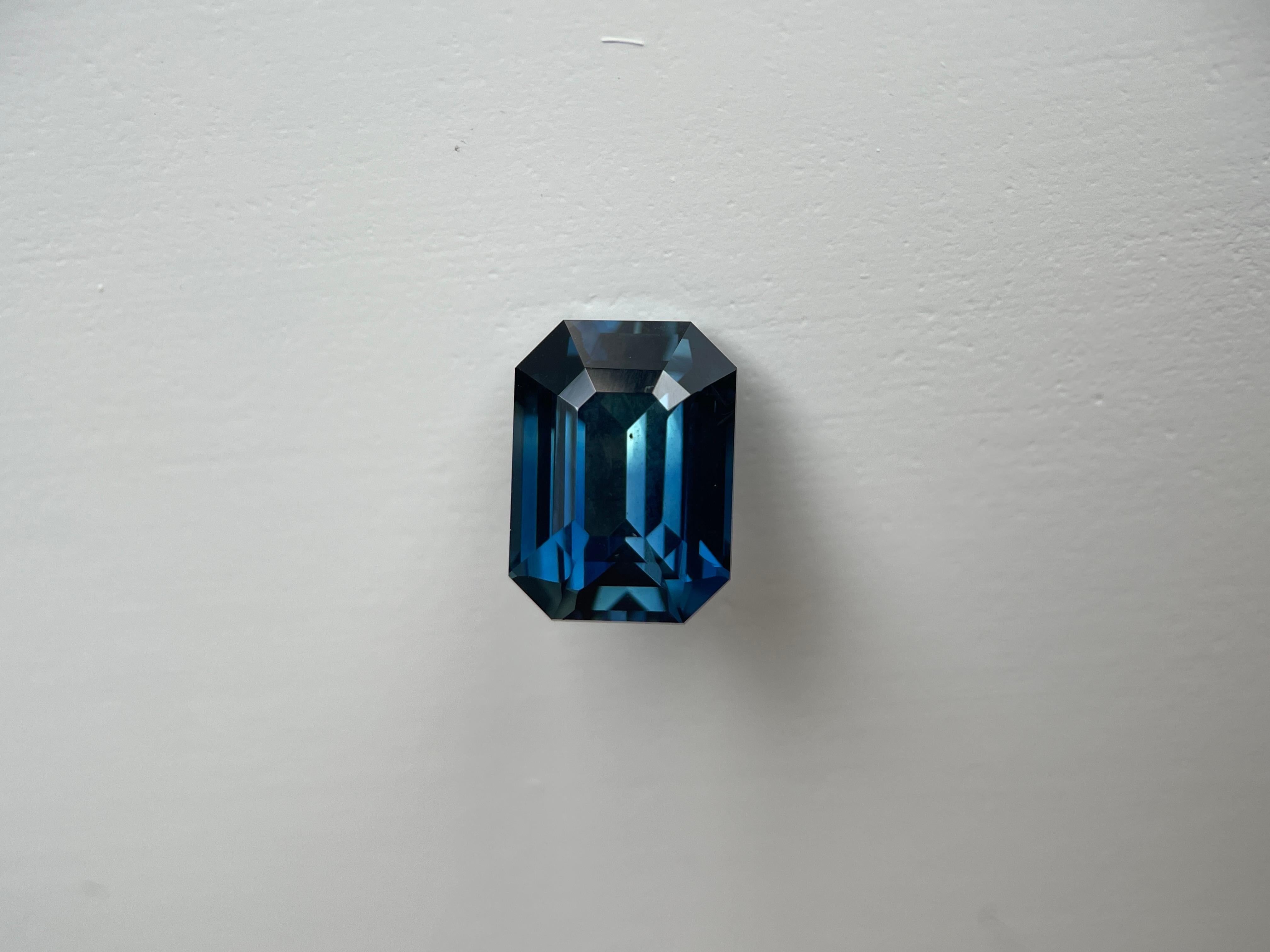4,48ct natürlicher blauer Saphir - GIA zertifiziert im Angebot 4