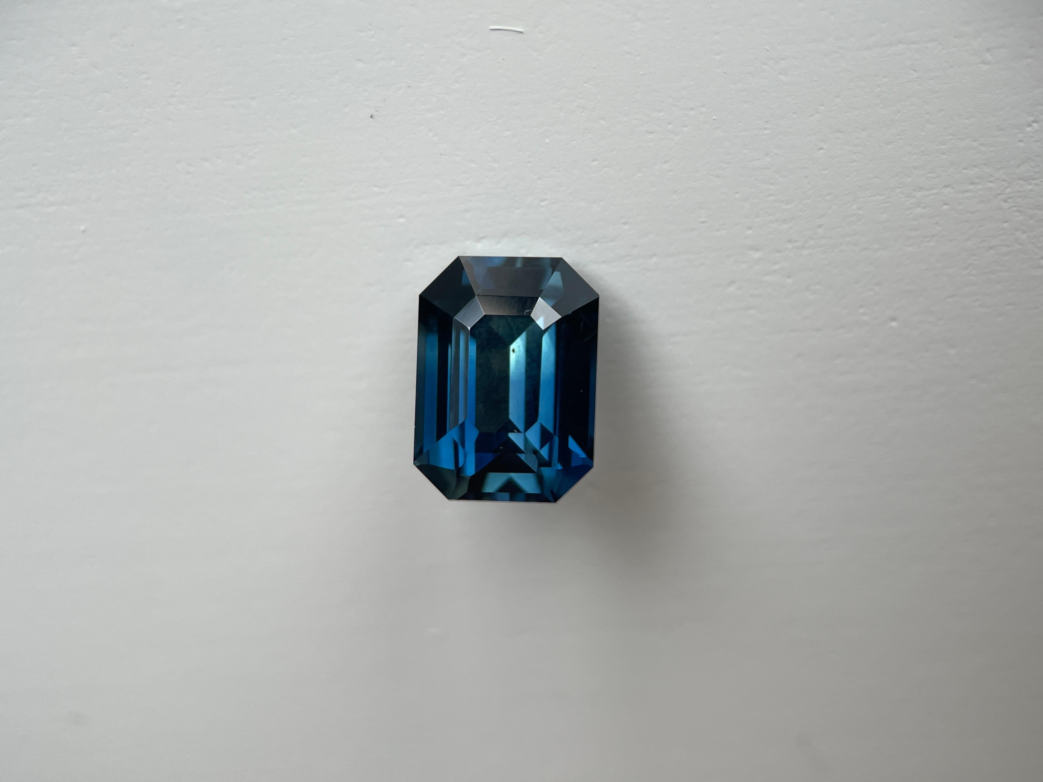 4,48ct natürlicher blauer Saphir - GIA zertifiziert im Angebot 5