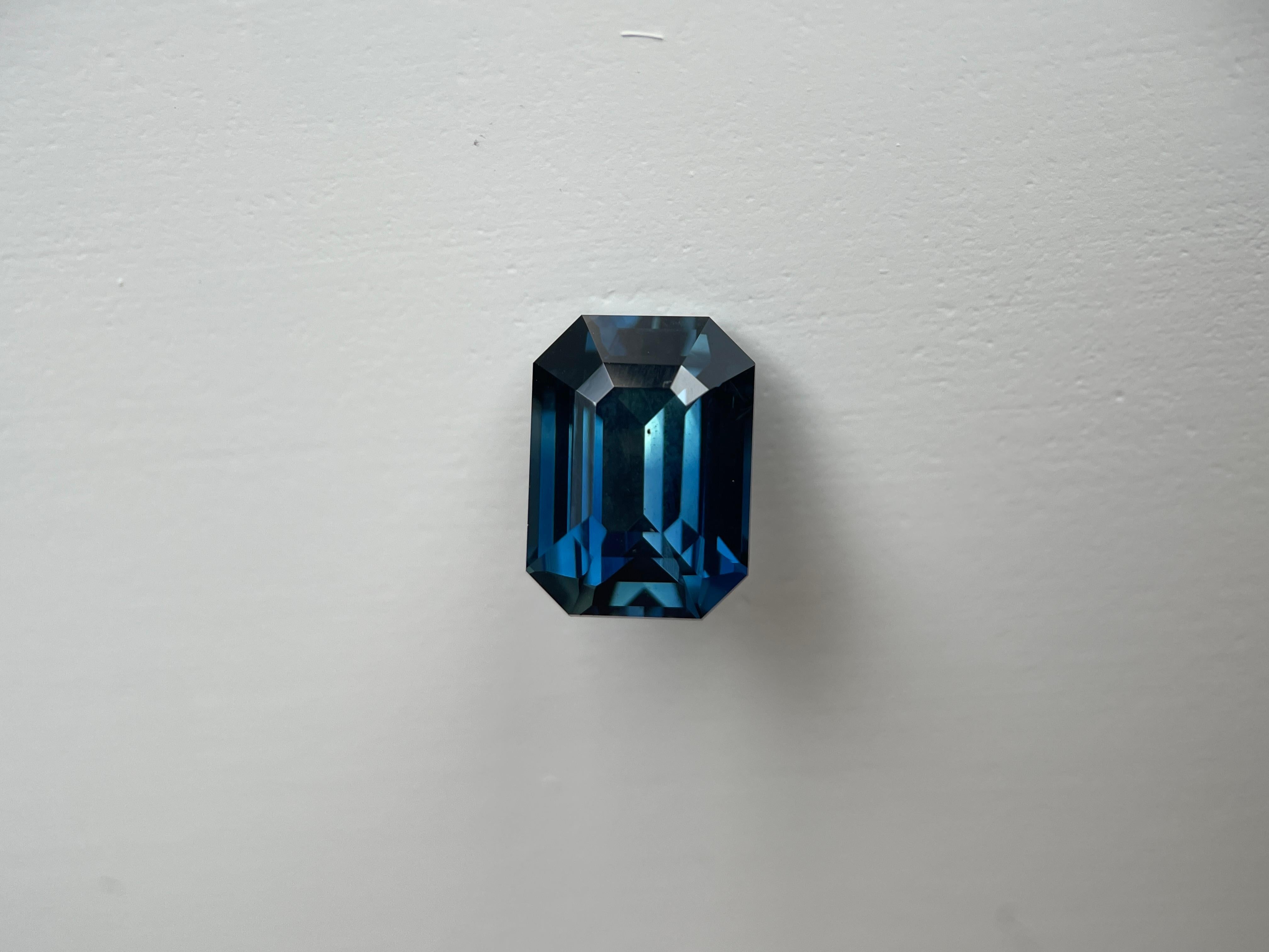 4,48ct natürlicher blauer Saphir - GIA zertifiziert im Angebot 6