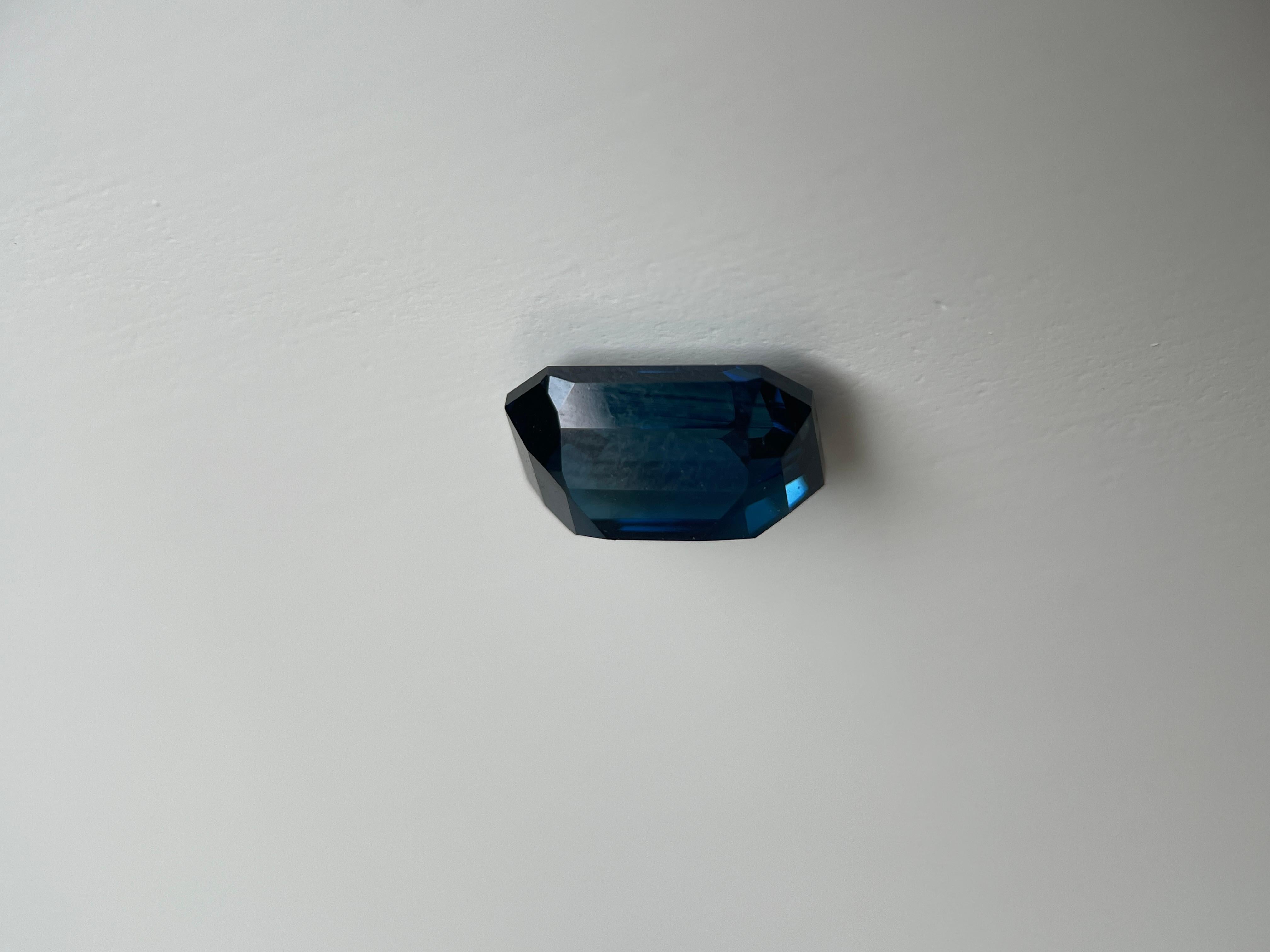 4,48ct natürlicher blauer Saphir - GIA zertifiziert im Angebot 1