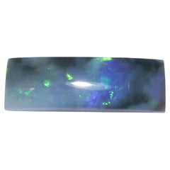 4.48ct Cabochon rectangulaire d'opale grise d'Australie